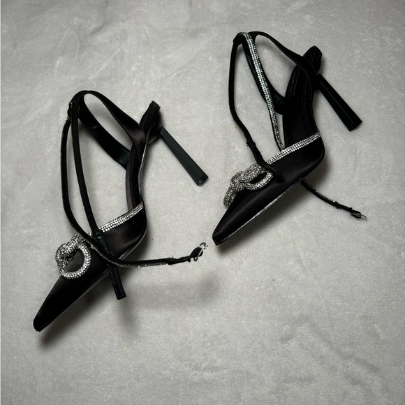 Call it Spring Rhinestone Bow Galaa Heels - Picture 6 of 8